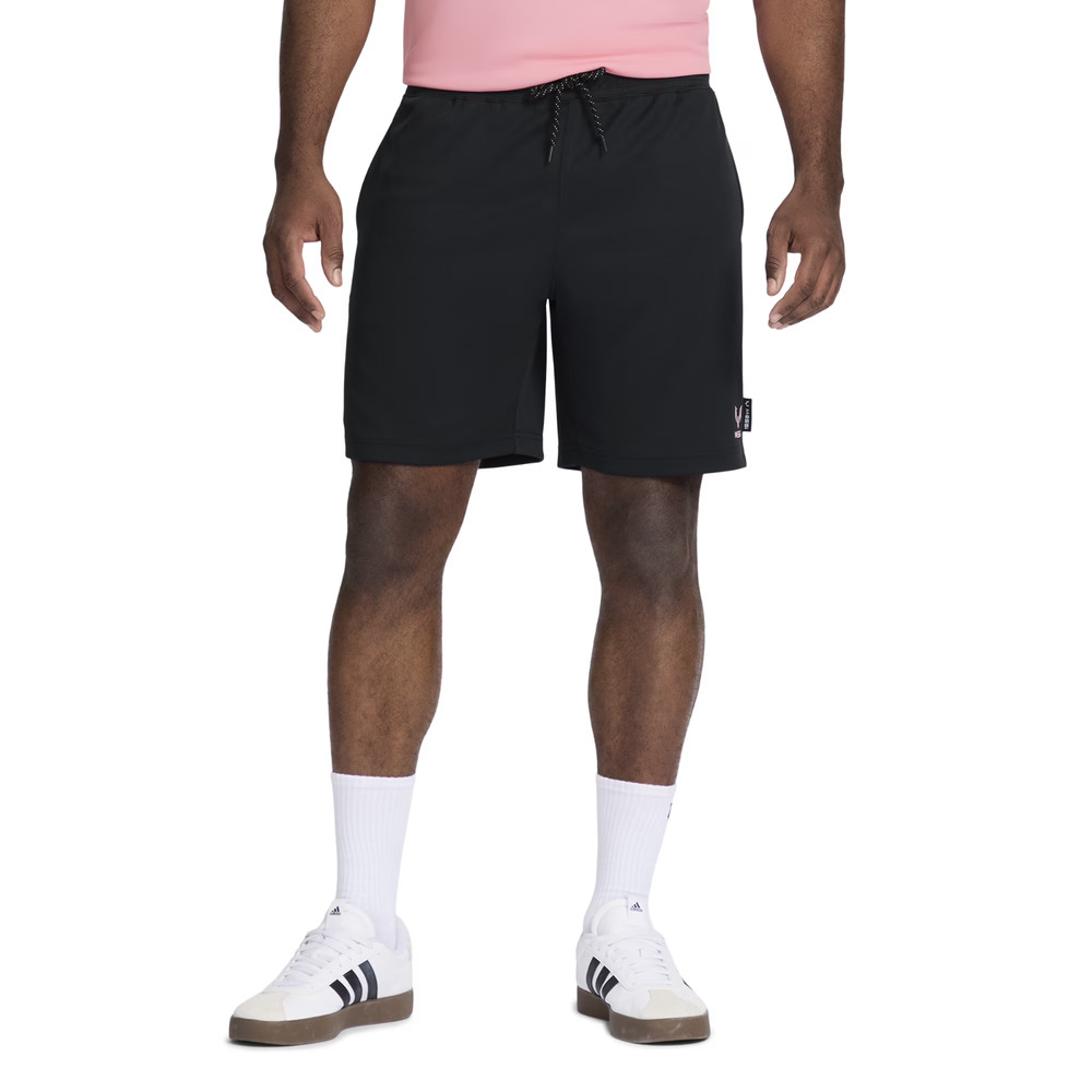 Lionel Messi Fleece Shorts Men size 3XL Black Athletic Soccer NEW Jersey Short